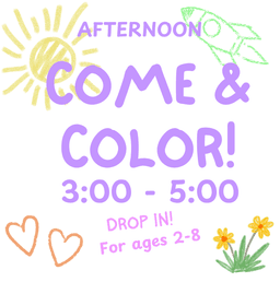 AFTERNOON COME & COLOR