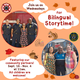 Bilingual Storytime with our Community Partners