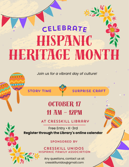 Hispanic Heritage Month Storytime & Craft