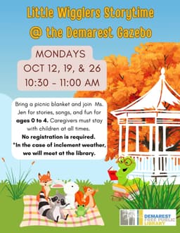 Little Wigglers Storytime @ the Gazebo