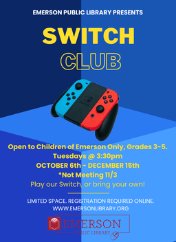 Switch Club, Grades 3-5
