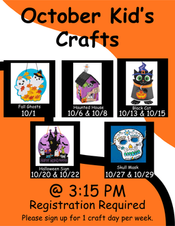 Kids Craft Halloween Sign