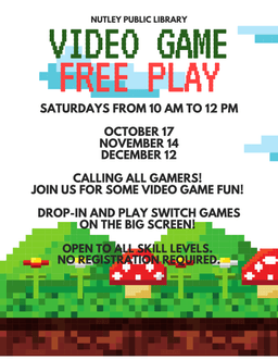Video Game Free Play (All Skill Levels)