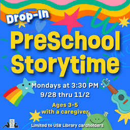 Drop-In Preschool Storytime (ages 3-5)
