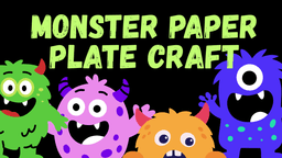 Paper Plate Monster Craft