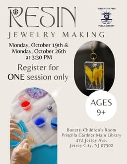 Resin Jewelry Making - GROUP A