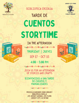 Tarde de Cuentos | Storytime in the Afternoon