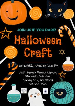Join Us If You Dare! It's a Halloween Craft! (Juvenile)