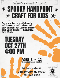 Spooky Handprint Kids Craft