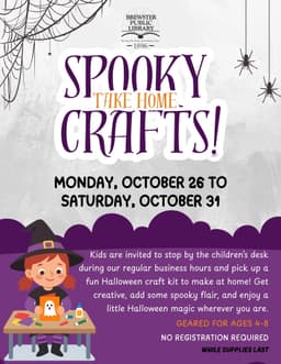Spooky Take-Home Crafts!