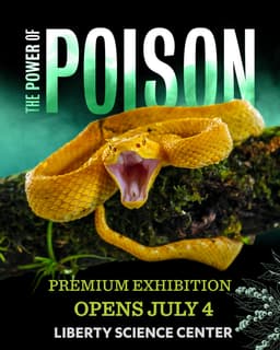 The Power of Poison Exhibition at Liberty Science Center
