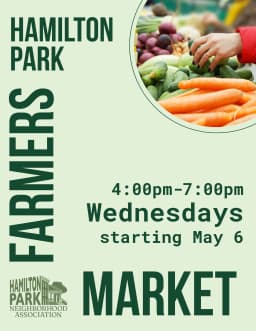 Hamilton Park Farmers Market 2026