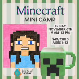 Minecraft Mini Camp | Friday, November 6th 9 AM- 12 PM | Ages 6-12