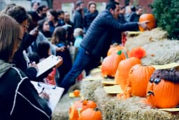 Pumpkin Carving Contest in Washington Market Park