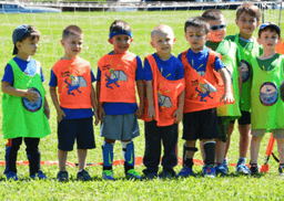 Soccer Developmental - Raw Dribblers includes skills building + monthly scrimmage games.