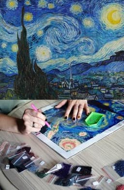 Diamond Art: Paint the Starry Night